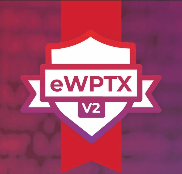 โลโก้ใบรับรอง eWPTXv2