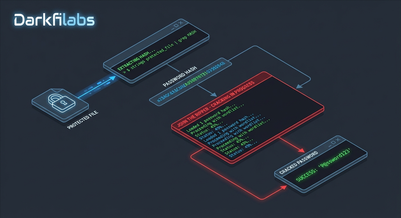 วิธีปลดล็อครหัสผ่านไฟล์ ZIP และเอกสาร Office ที่ถูกลืม: คู่มือเชิงลึกด้าน Digital Forensics