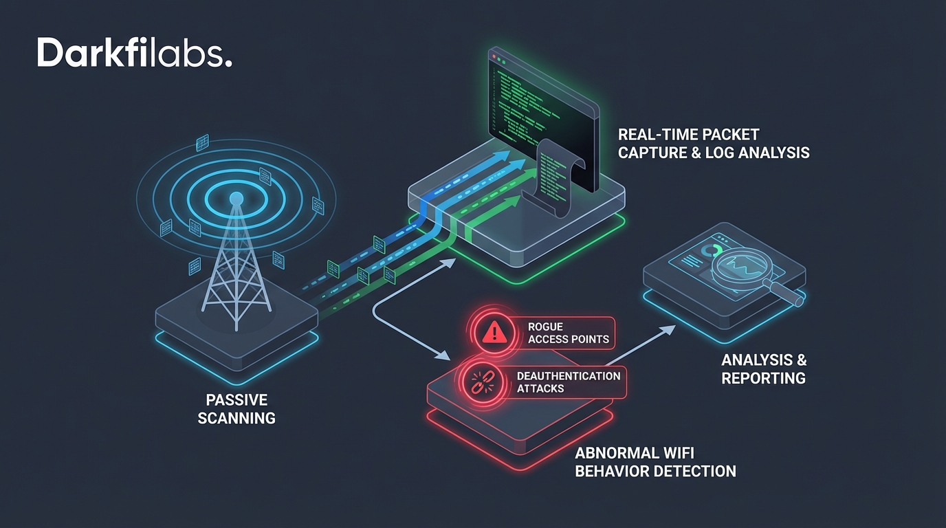 การสืบสวนพฤติกรรม WiFi ที่ไม่ปกติ: คู่มือเชิงลึกด้าน Digital Forensics และ Penetration Testing