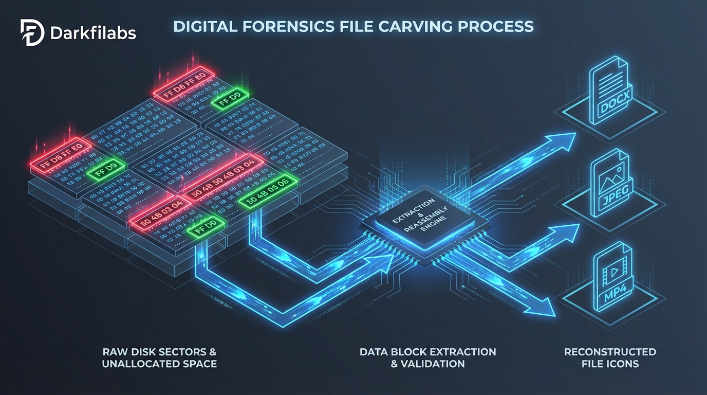 การกู้คืนข้อมูลเชิงลึกด้วย File Carving: เจาะลึก Foremost และ PhotoRec ใน Digital Forensics และ Malware Analysis