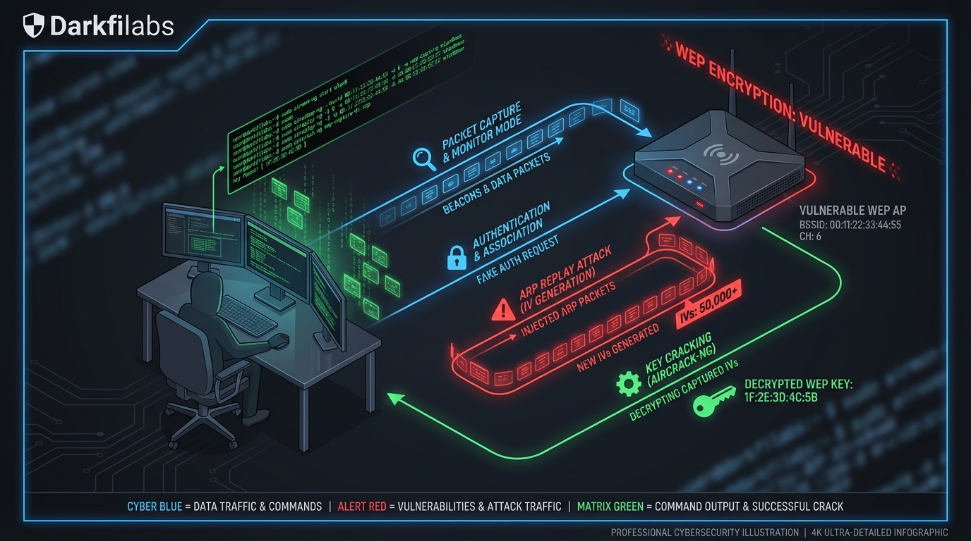 WEP Encryption: เจาะลึกวิธีการโจมตีและแนวทางการป้องกัน